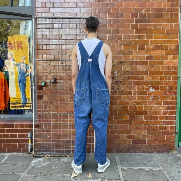 Round House Overalls Made in USA Vintage 42x30 - Picture 3 of 13